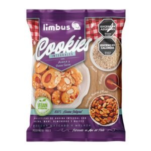 Galletitas integrales con almendras, nueces, maní y avena — Limbu
