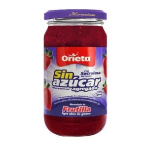 Mermelada sin azúcar frutilla 340 grs — Orieta