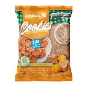 Galletitas integrales con jengibre y avena, sabor limón (sin azúcar agregada) — Limbu