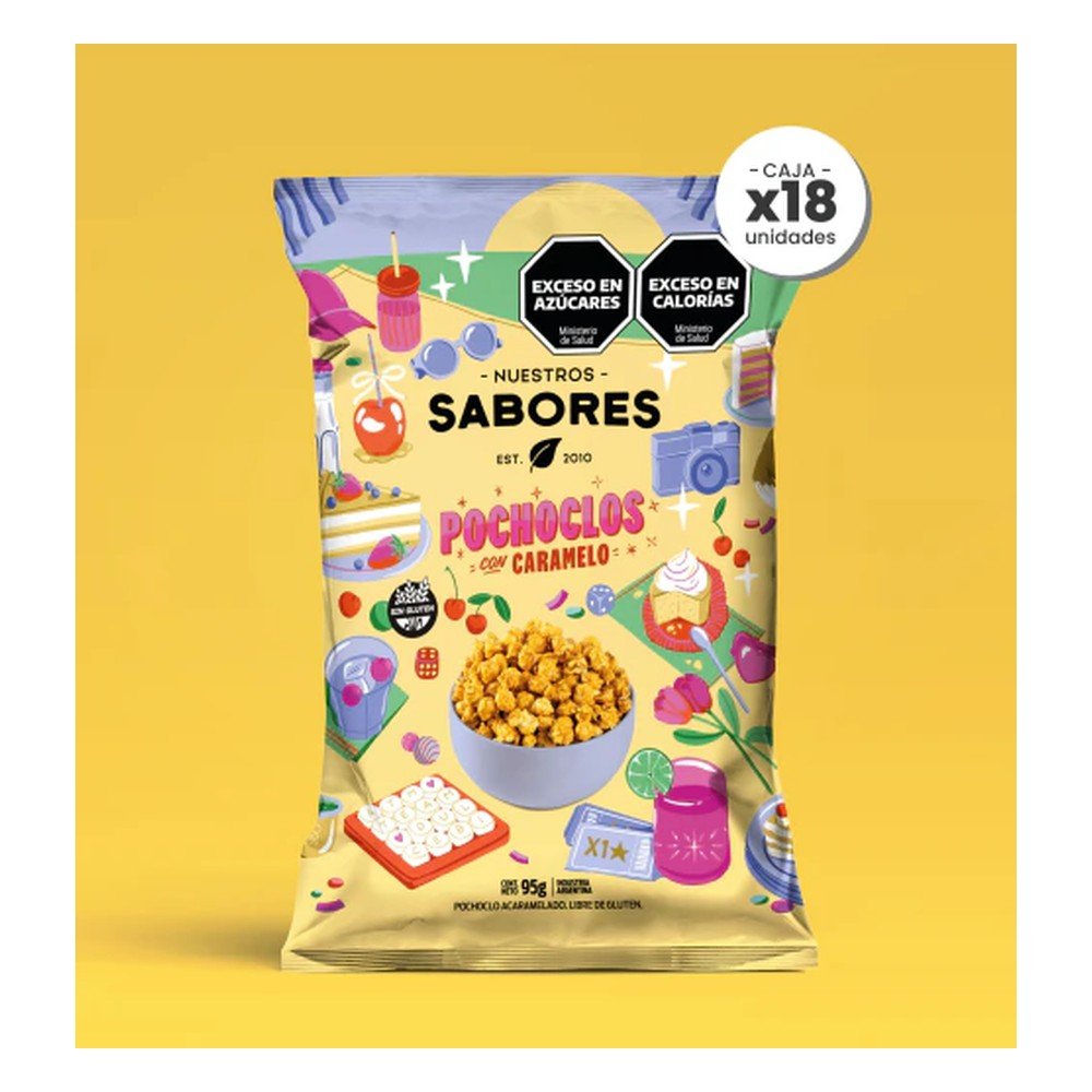 Pochoclo con caramelo sin TACC — N. Sabores