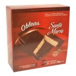 Obleas de limón bañadas chocolate display x 10 unds — Sta. María