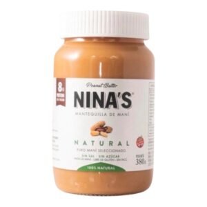 Nina’s pasta de maní natural 380 g