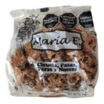 María E ciruela, pasas, peras y nueces