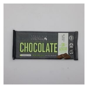 Chocolate negro 55% sin azúcar x 10 unidades — Colonial