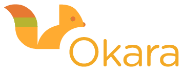 Okara — logo cálido