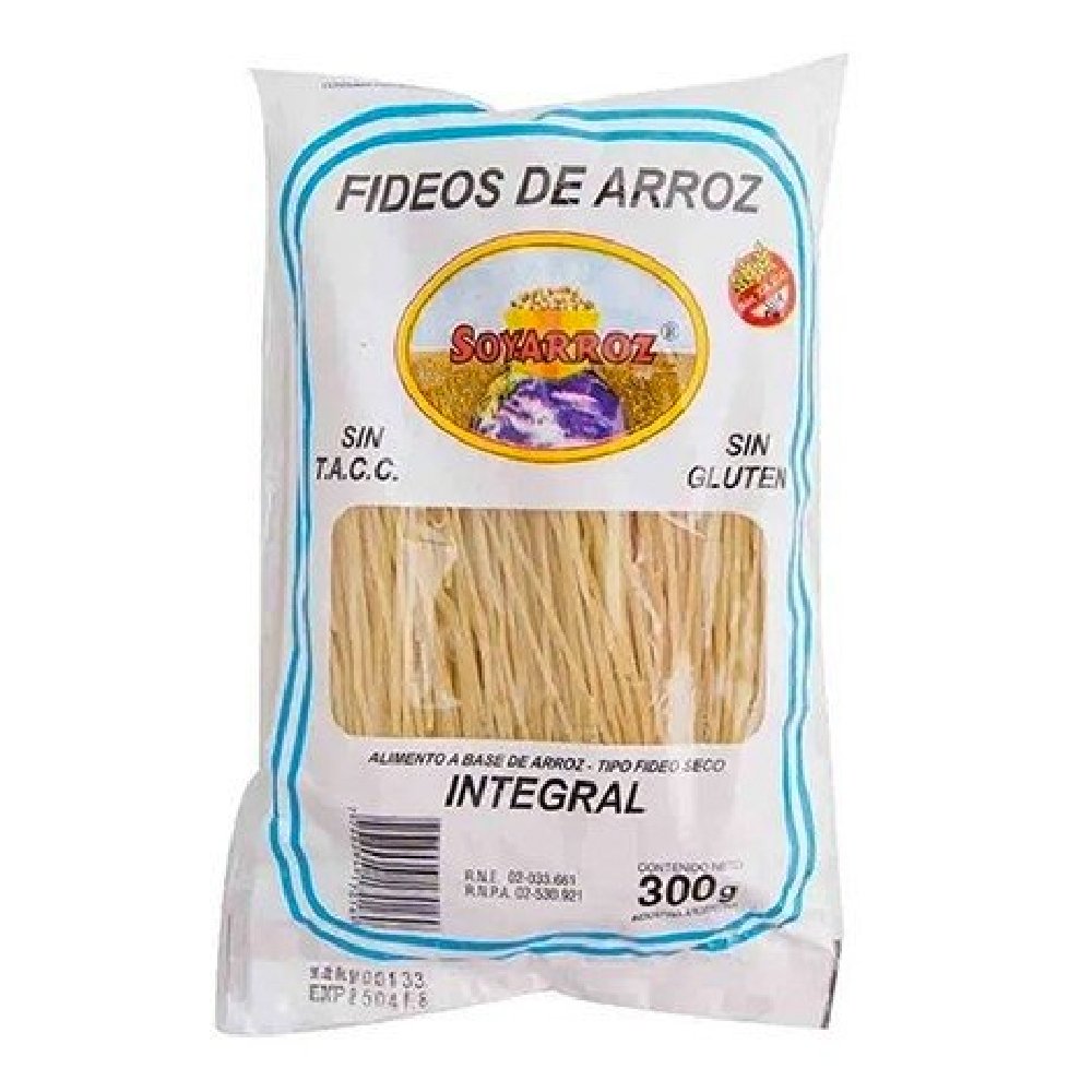 Fideos integrales — Soyarroz