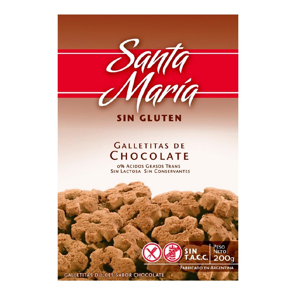 Galletitas de Chocolate x 200 grs — Sta. María